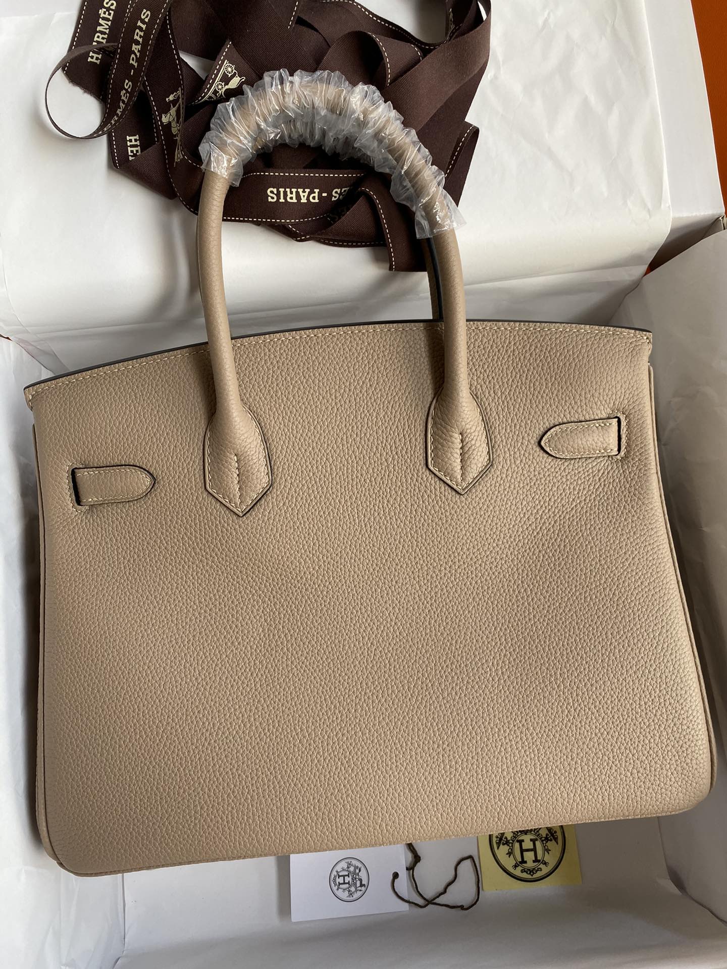 Hermes Birkin 30CM Togo Leather Handbag Trench